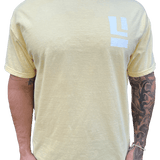 Long Island Strong Beach Wave Tee (Summer Yellow)