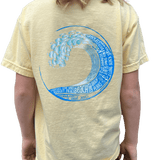 Youth Long Island Strong Beach Wave Tee (Summer Yellow)